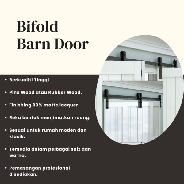 Bifold Barn Door - Bandors - Image 2