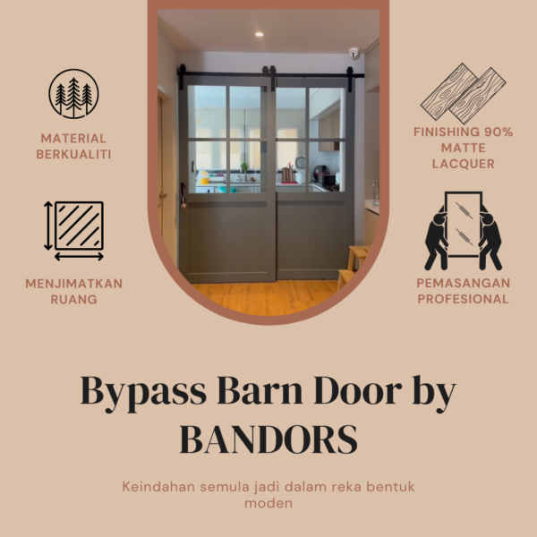 Bypass Barn Door - Bandors