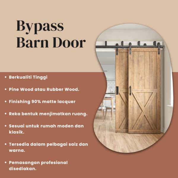 Bypass Barn Door - Bandors - Image 2