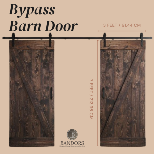 Bypass Barn Door - Bandors - Image 3